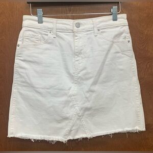 4 for $20 Old Navy classic denim mini skirt white size 4